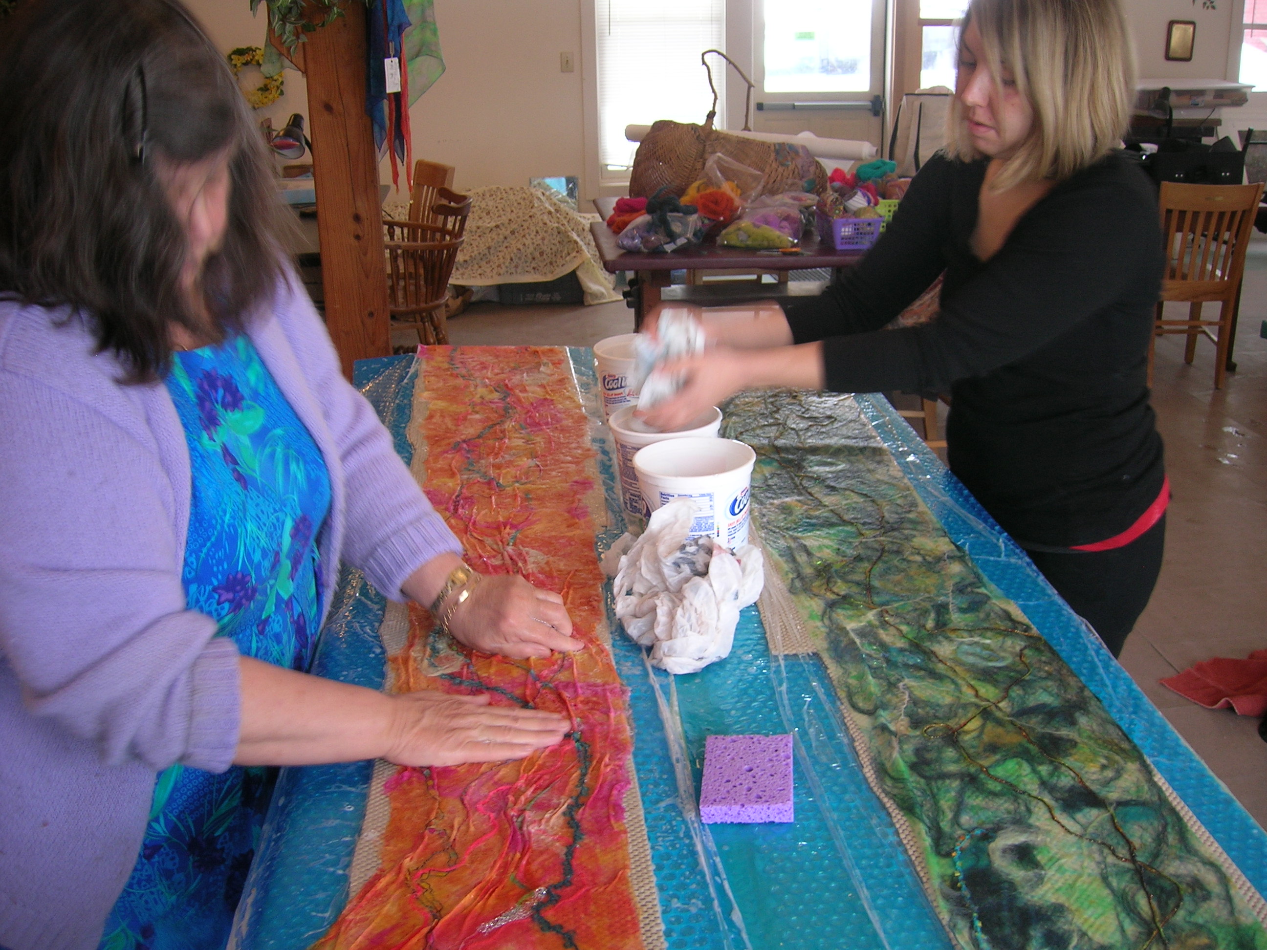 FELTED SCARVES 2
